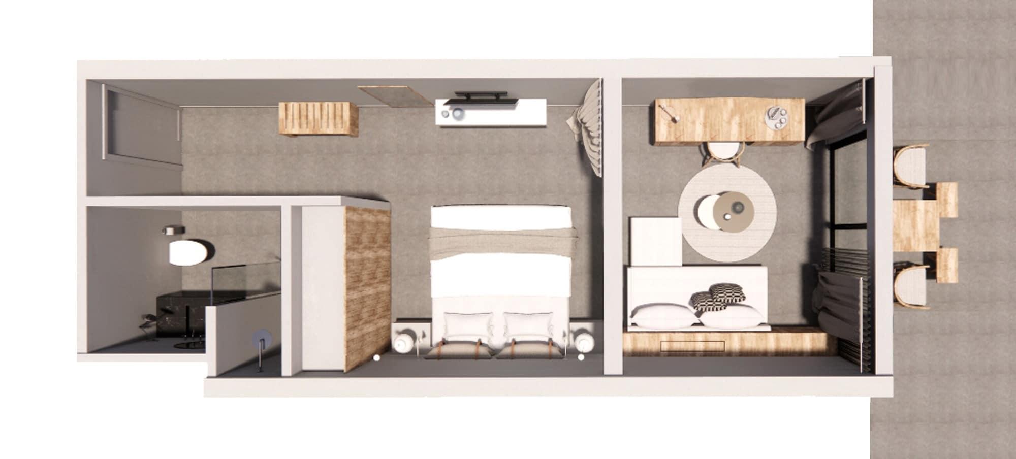Elissa Adults-Only Lifestyle Beach Resort Kallithéa Екстериор снимка 3D rendering of a bathroom