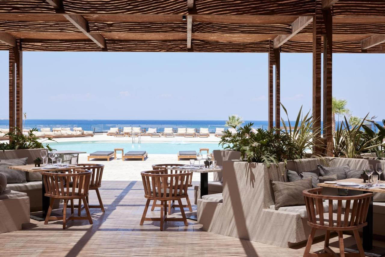 Elissa Adults-Only Lifestyle Beach Resort Kallithéa Екстериор снимка The restaurant at the Mykonos Villa